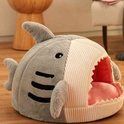 Panier pour chat de couleur gris