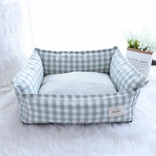 Panier pour chat en vert