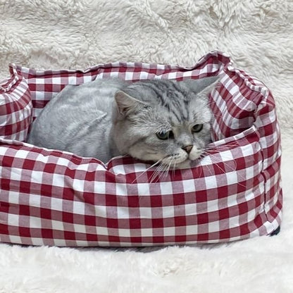 Panier pour chat existe en rouge