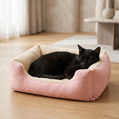Panier pour chat lavable et déhoussable