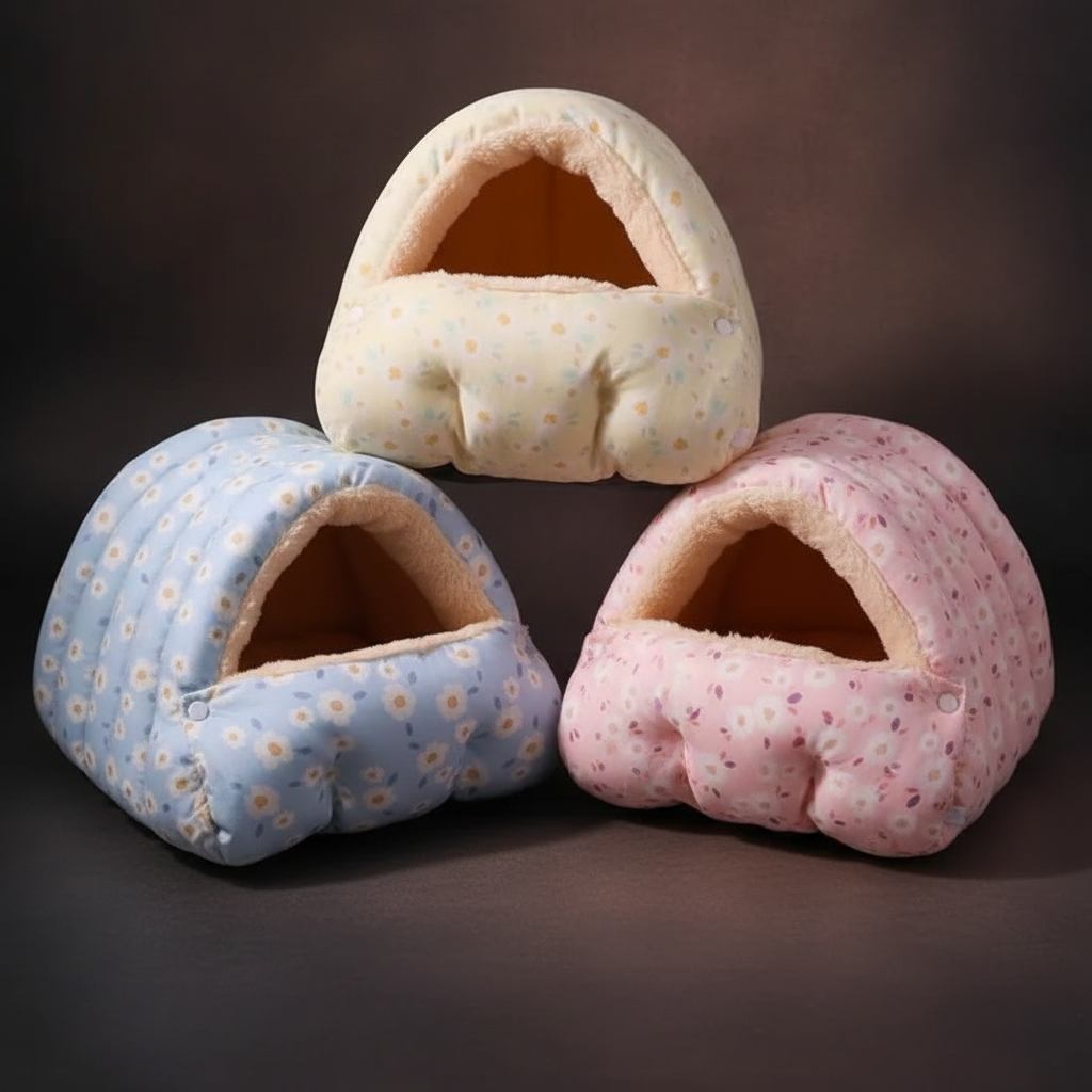 Paniers chat 3 coloris - fond sombre