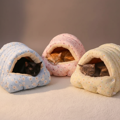 Paniers chat dôme 3 coloris