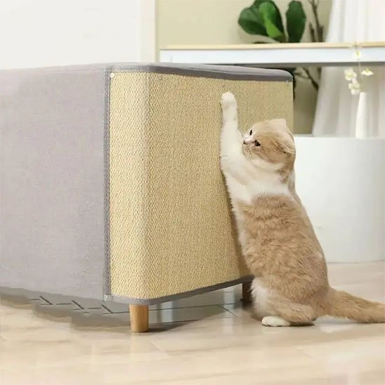 Protection canapé chat repositionnable | Anti - Griffures | chatjoue - Chatjoue