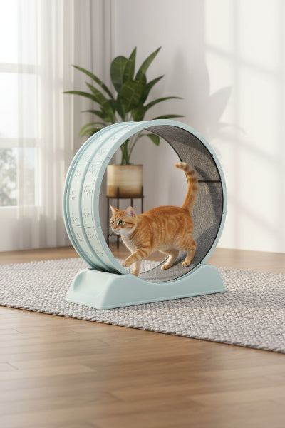 roue d'exercice pour chat