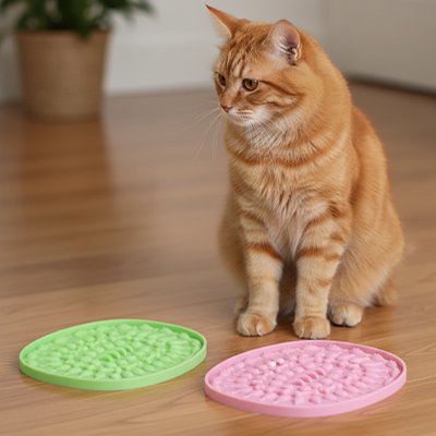 Tapis de lechage de forme ovale