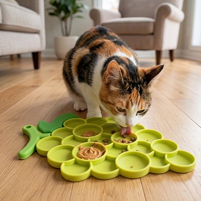 Tapis de léchage idéal pour réguler l'appétit