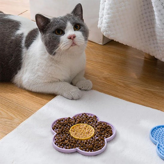 Tapis de léchage pour régulation de l'appétit 