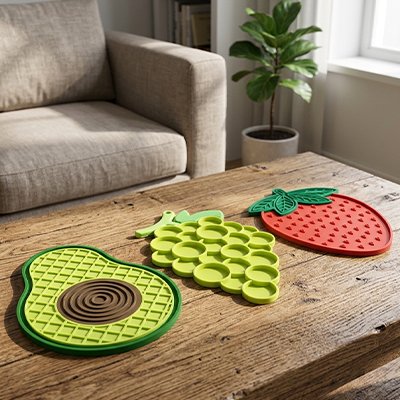 Tapis de léchage pour tous les chats gourmands 
