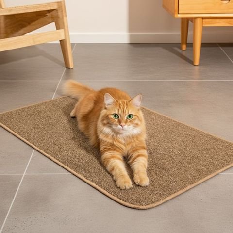 Tapis griffoir chat en 2 coloris
