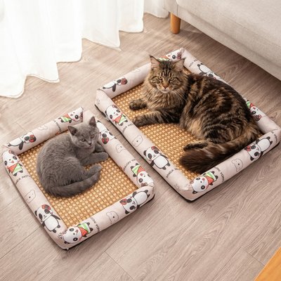 Tapis rafraichissant Chat 2 tailles et 2 chat couchés