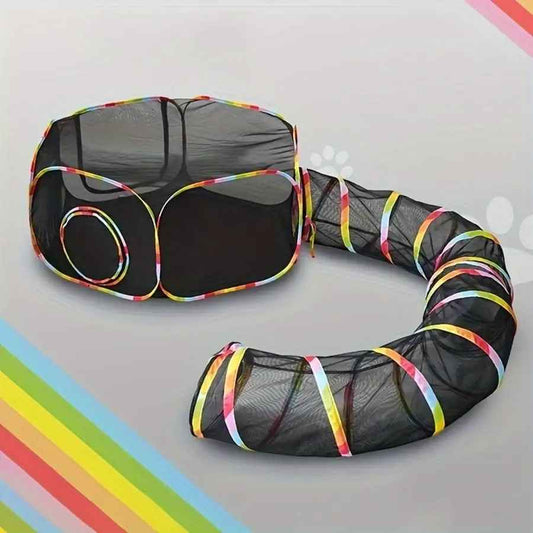 Tunnel pour Chat Pliable | FélinPlay - Chatjoue