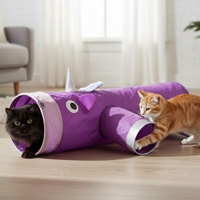 Tunnel pour chat | Pliable - Chatjoue