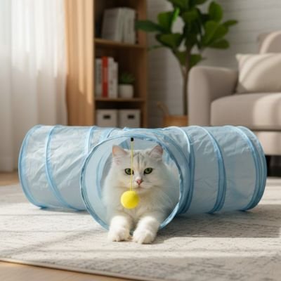 Tunnel pour chat | Pliable et Résistant - Chatjoue